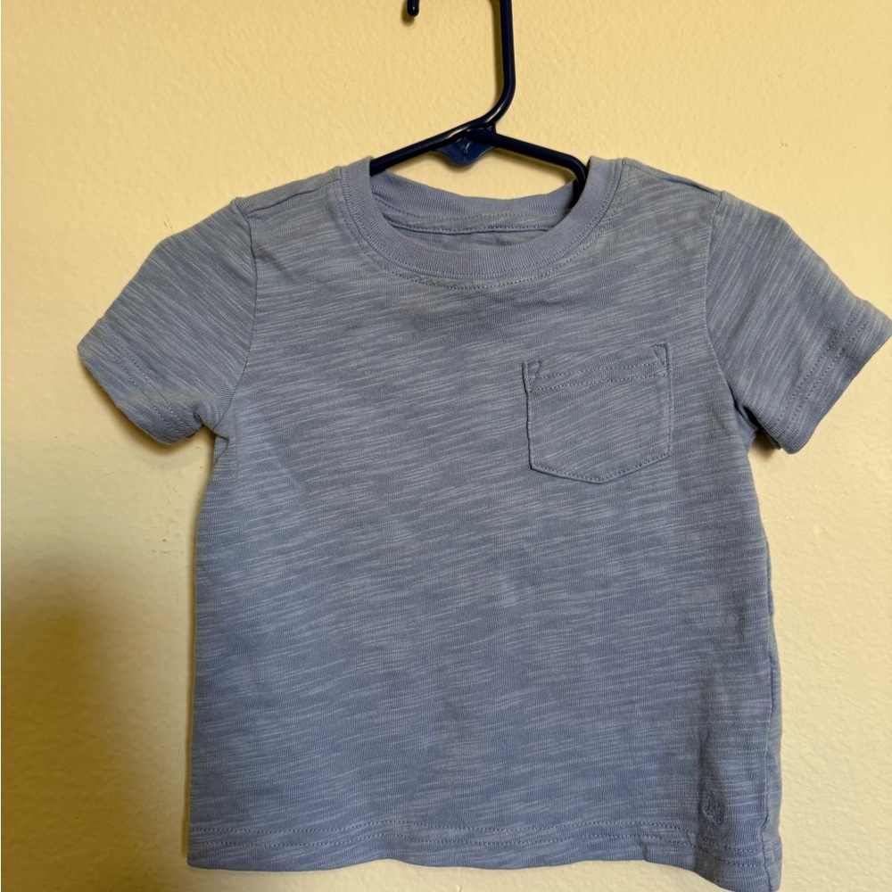 Janie and Jack Light Blue Short Sleeve Tee